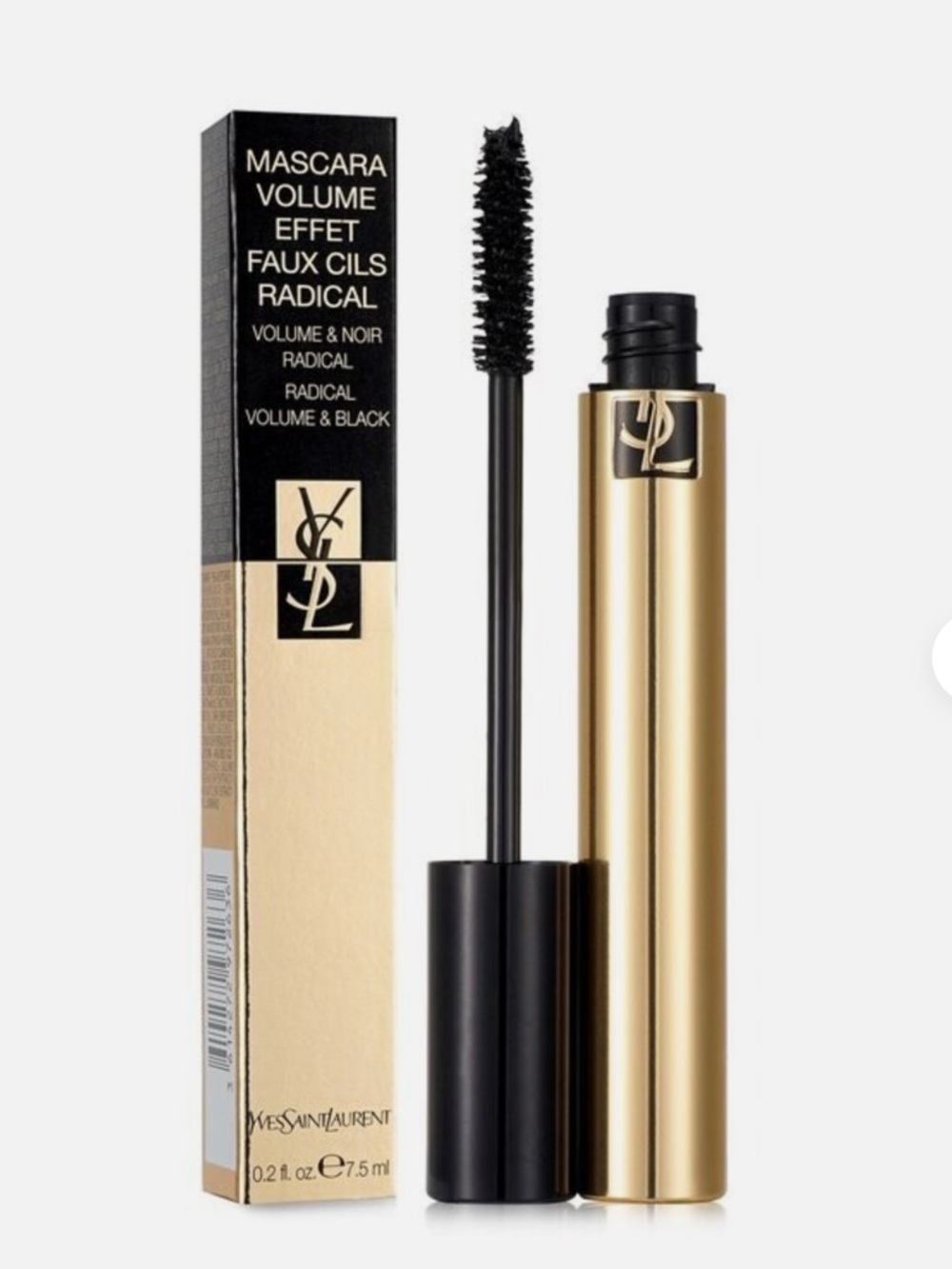 3 Yves Saint Laurent Volume Effect Faux CILS Radical Mascara in Black Over Black